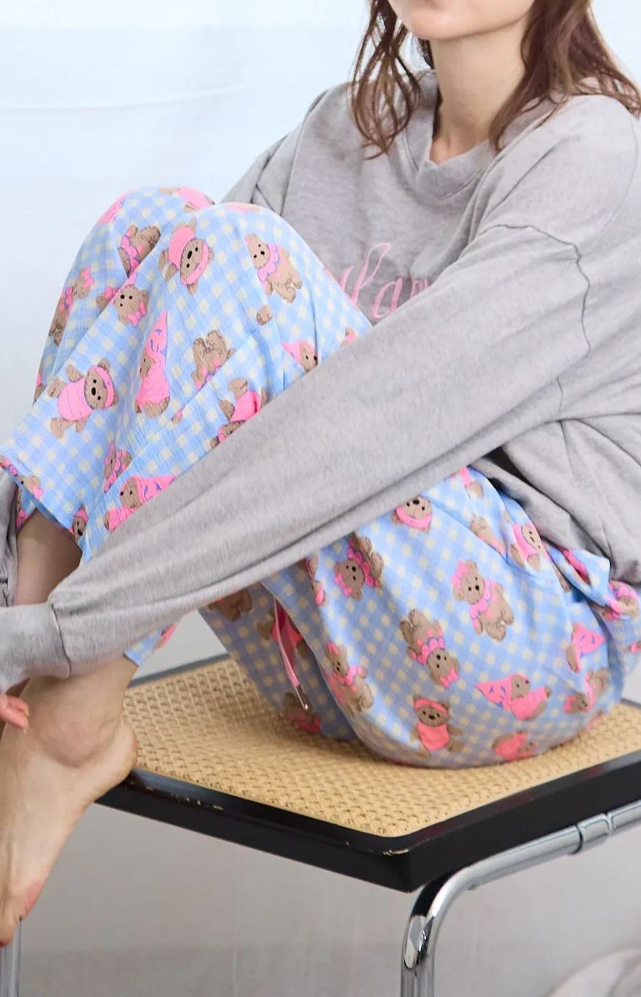 【クマさん柄ルームウェア（kk2503-a9）】