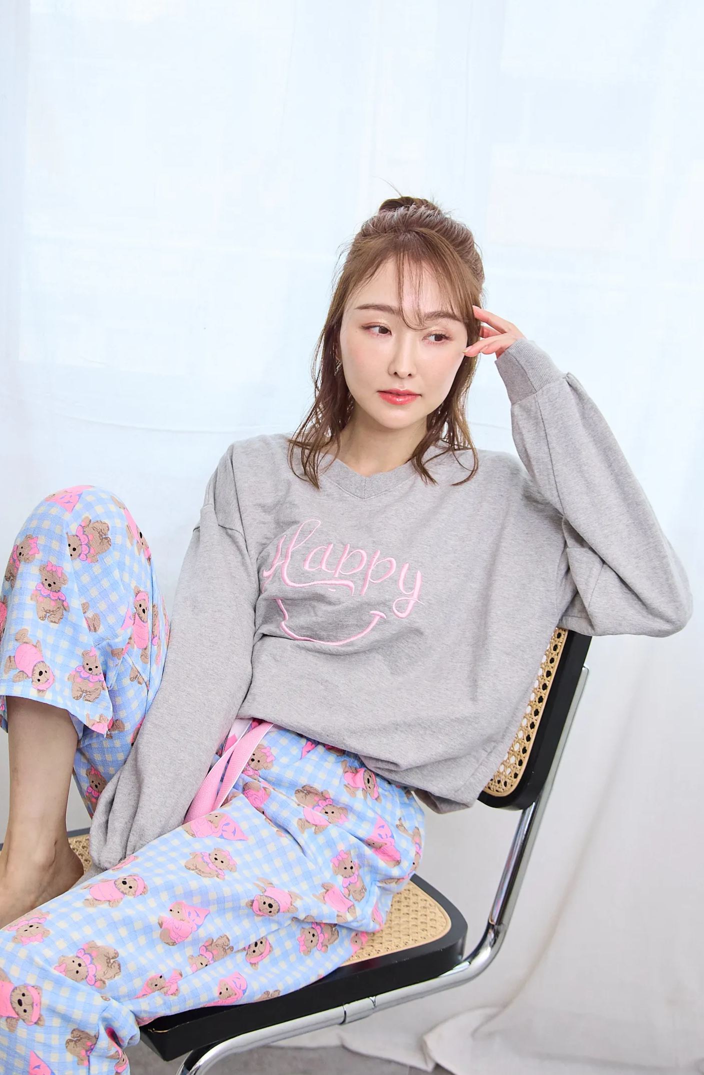 【Happyロゴスウェット（kk2503-a4）】TH