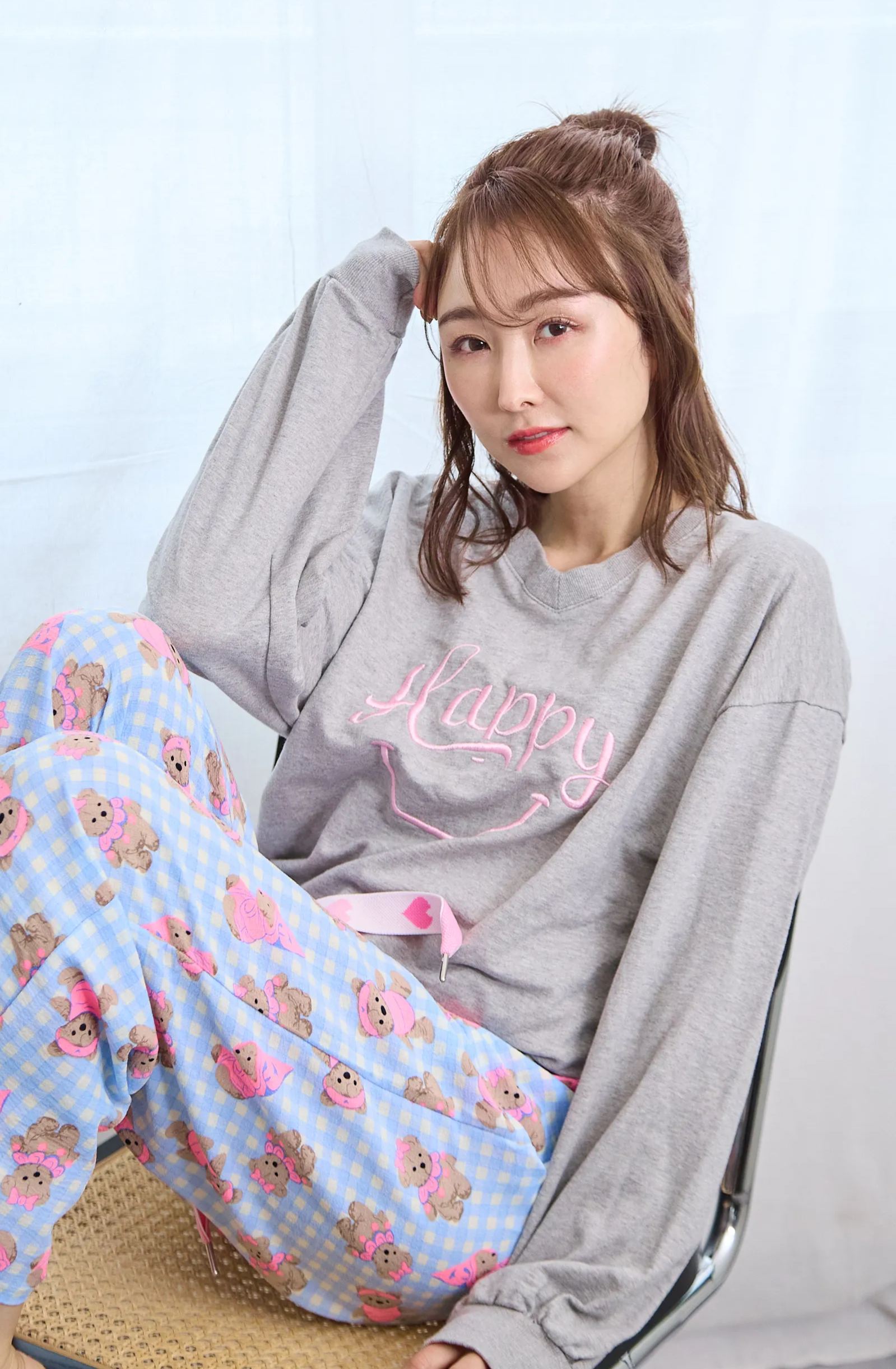 【Happyロゴスウェット（kk2503-a4）】TH