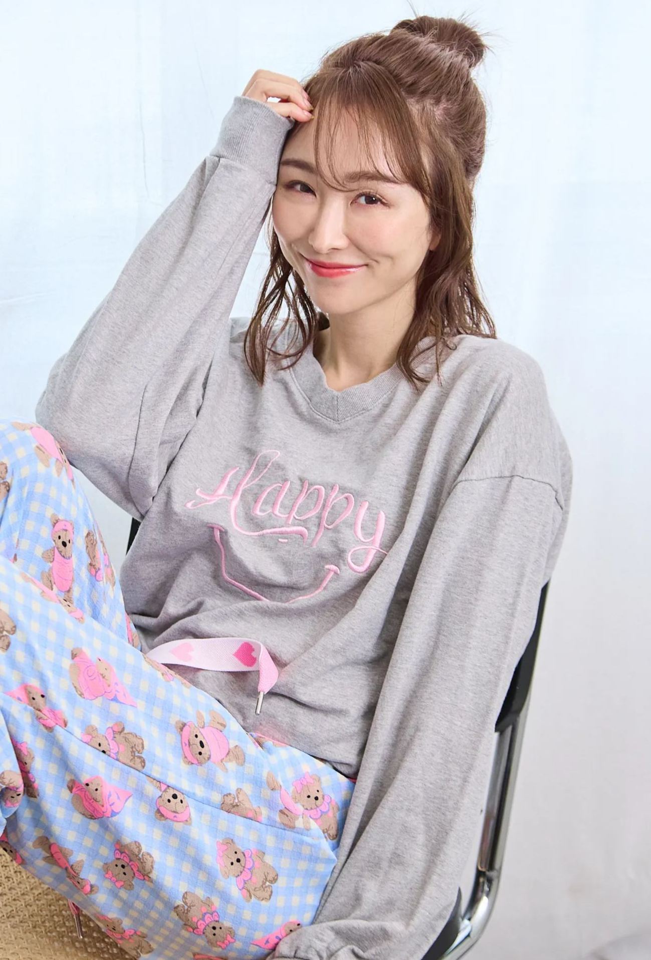 【Happyロゴスウェット（kk2503-a4）】TH