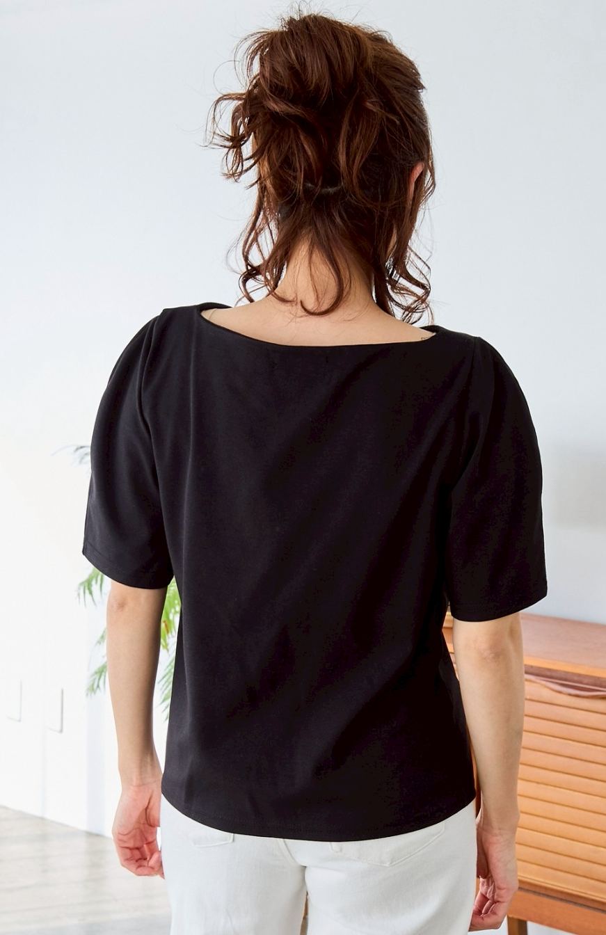 【Vネック美ラインTシャツ(myu39)】メール便OK