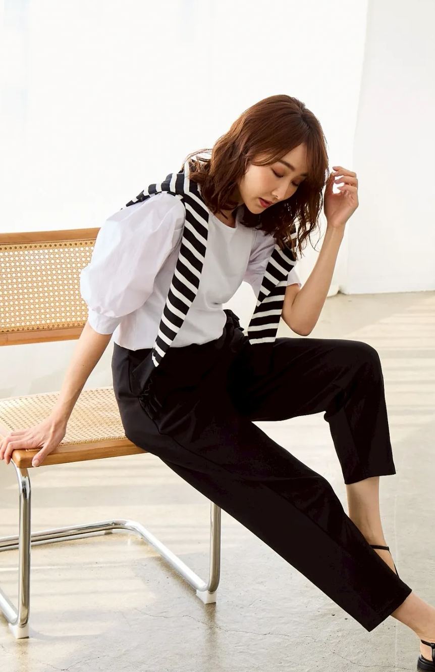 【お袖パフスリーブトップス(myu40)】メール便OK