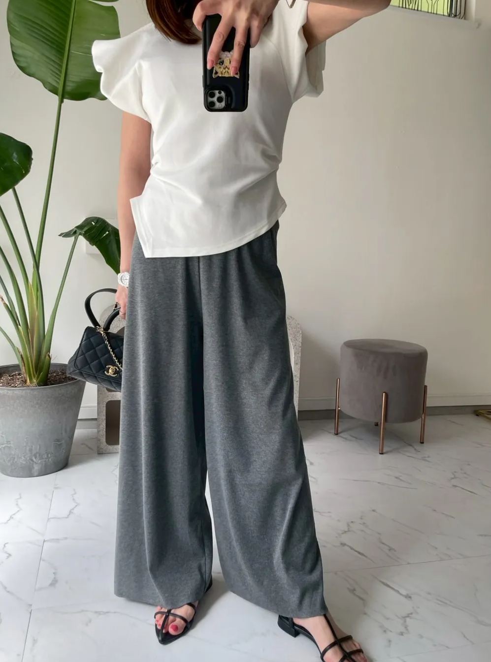 【袖バルーン美ラインTシャツ(myu35)】