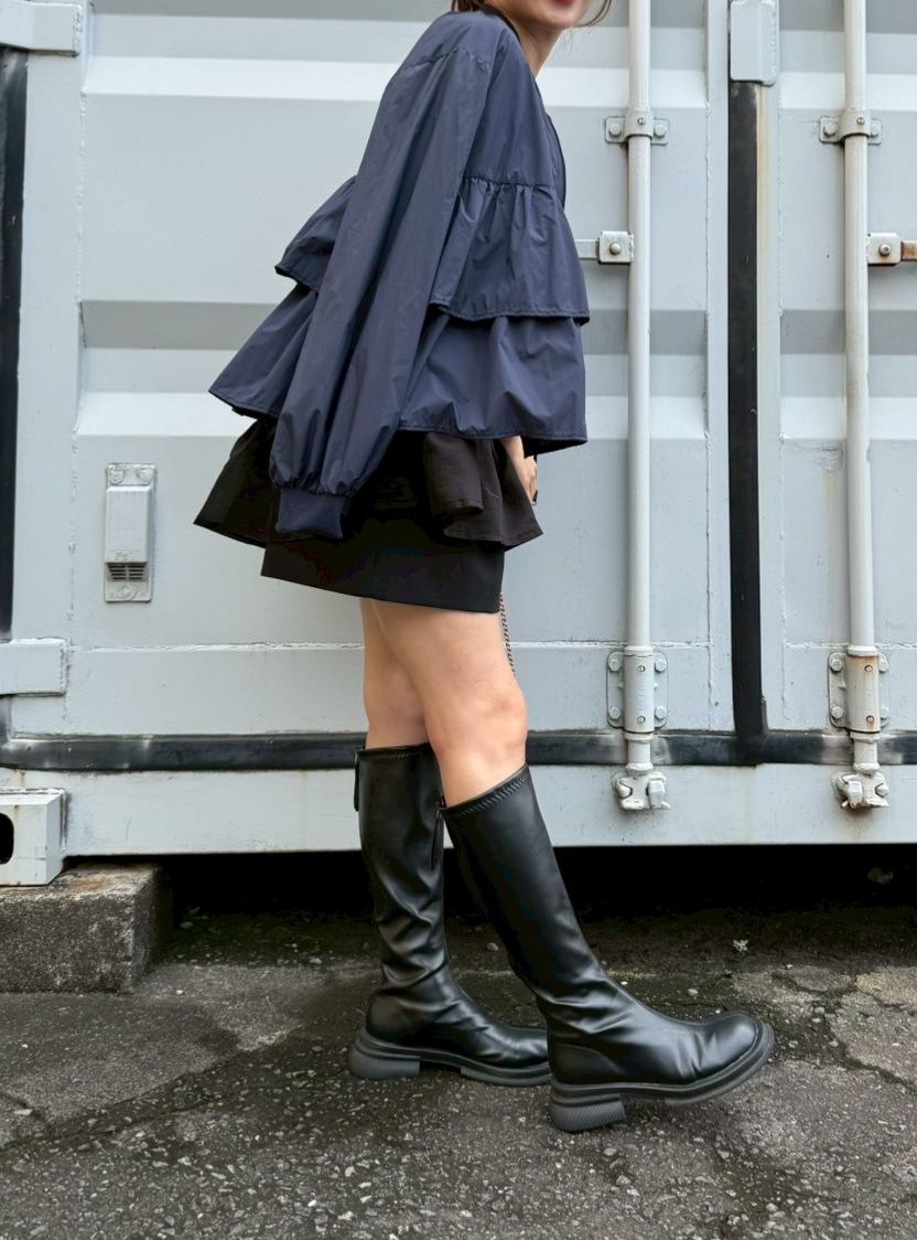 UVカット 接触冷感 軽量フリルジャケット(aj002)