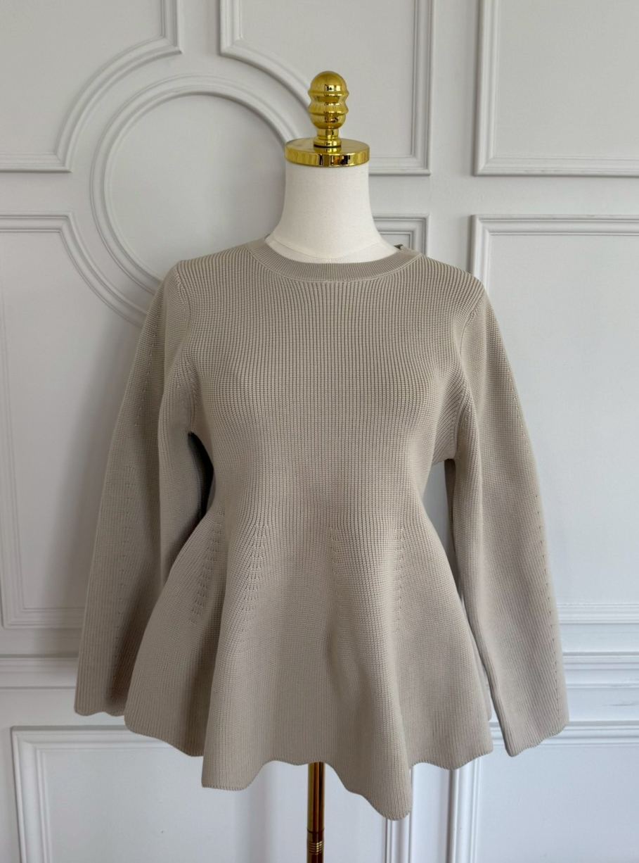 ペプラムニット(55118)