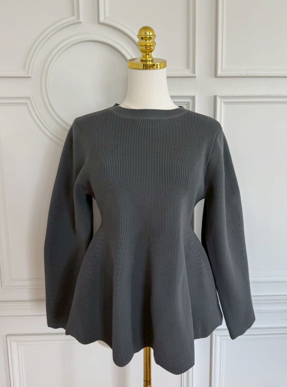 ペプラムニット(55118)