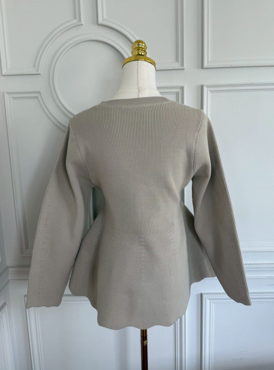 ペプラムニット(55118)