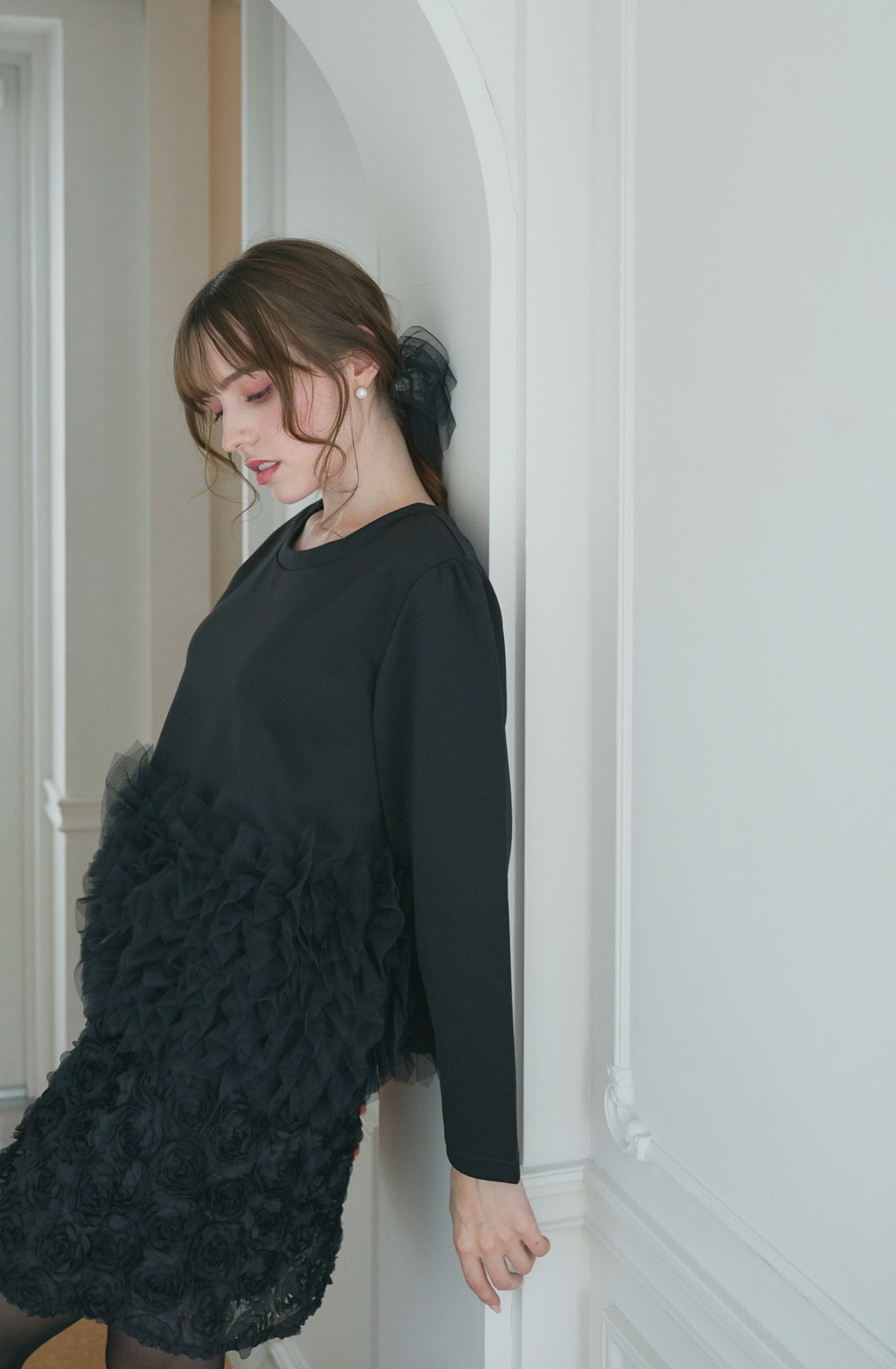 SUSO tulle Tee(ma7-2508)