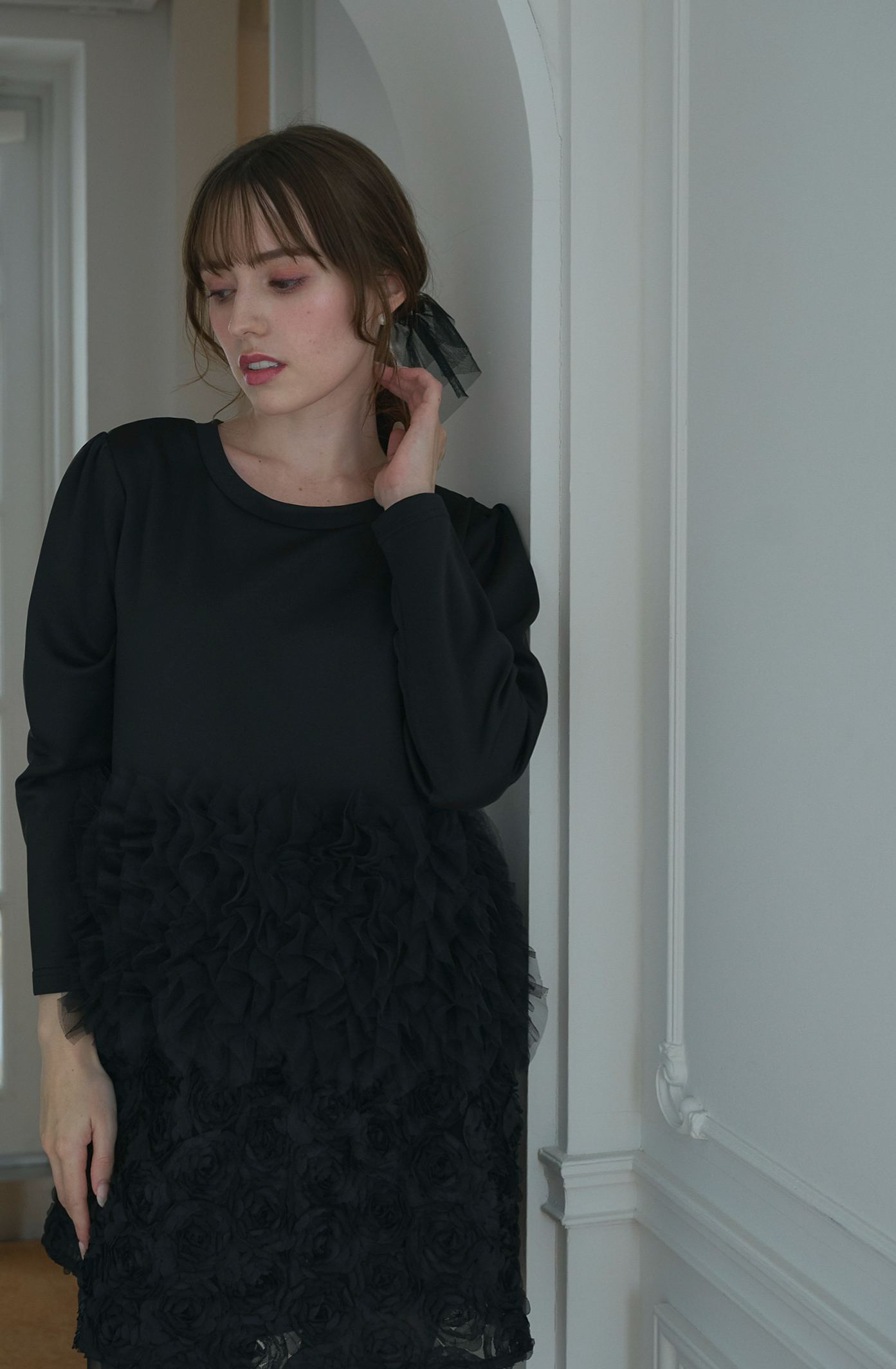 SUSO tulle Tee(ma7-2508)