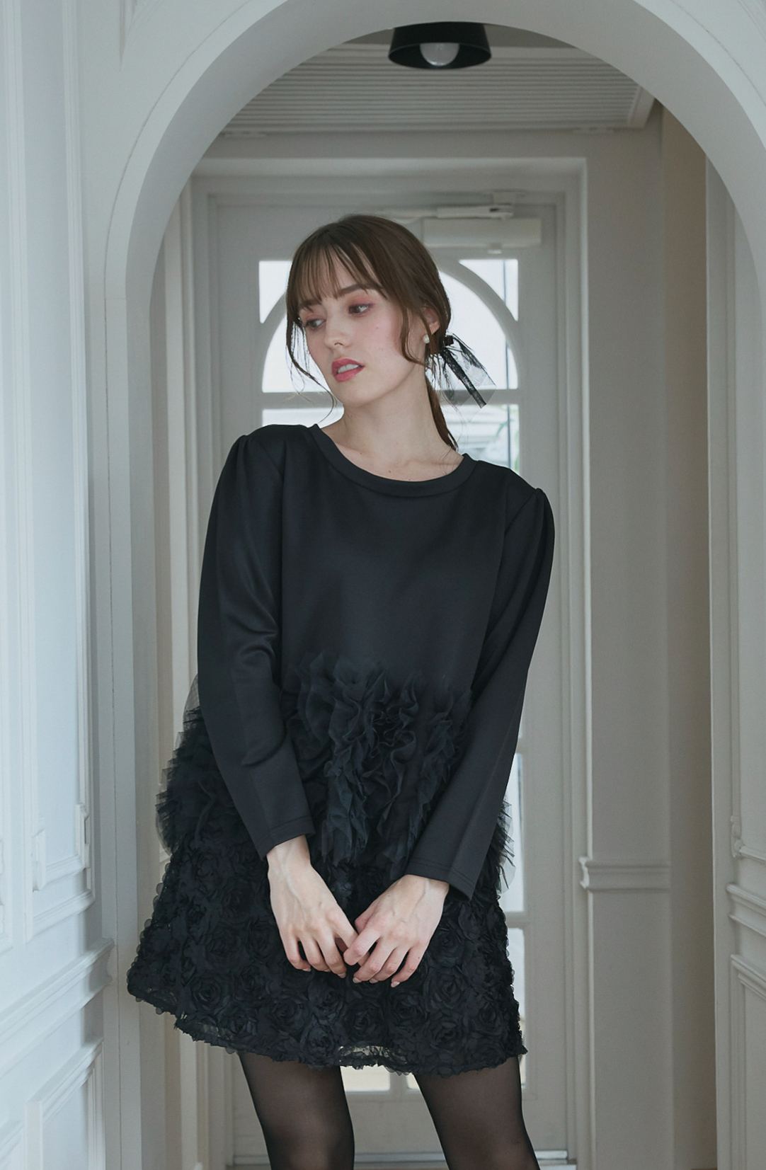 SUSO tulle Tee(ma7-2508)