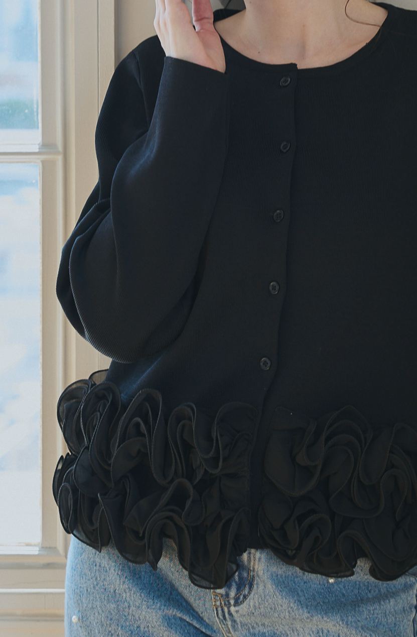 FRILL Frowerニットカーディガン(aj014)TH