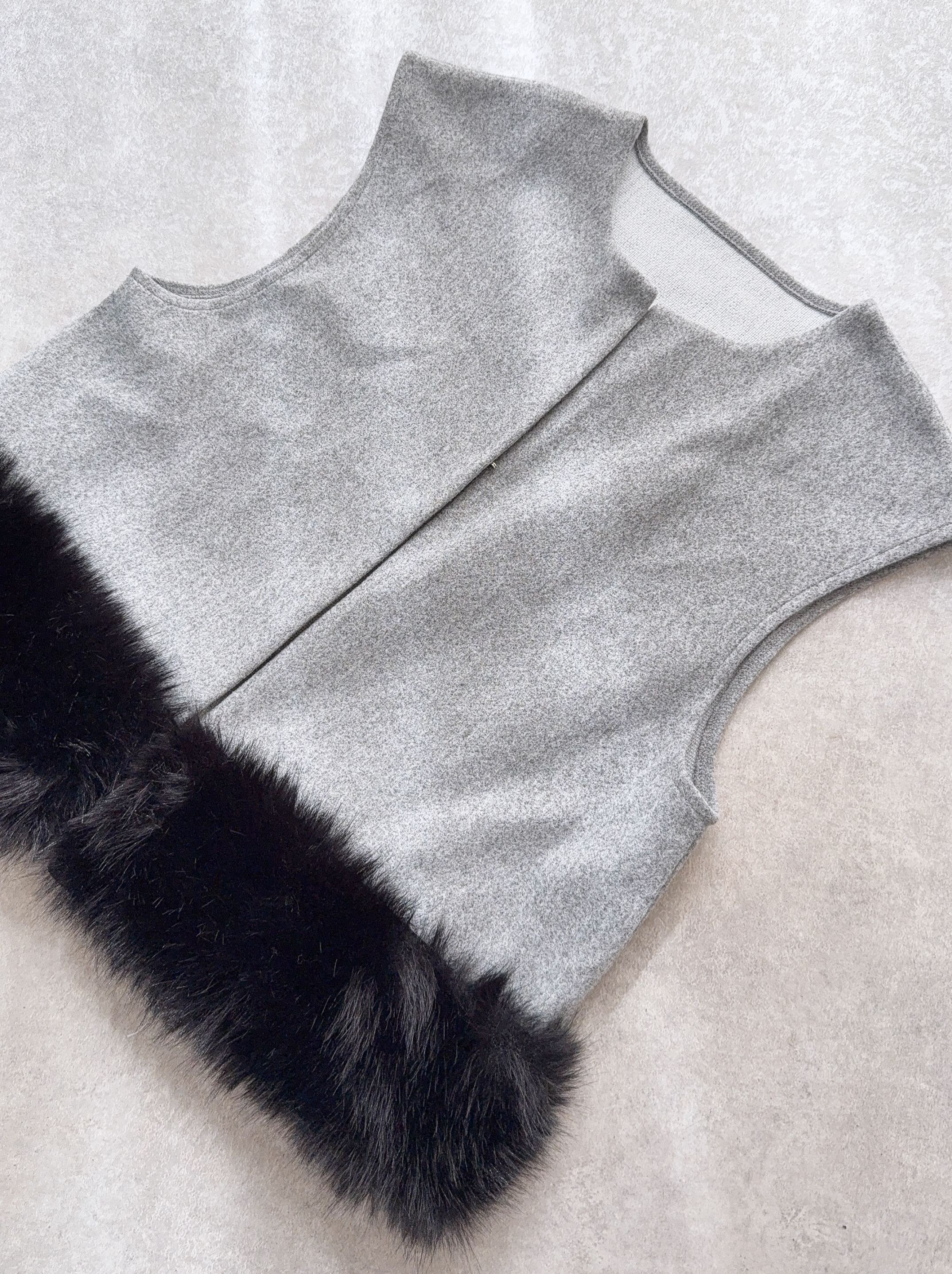 SUSOファー切替ジレ(aj013)TH