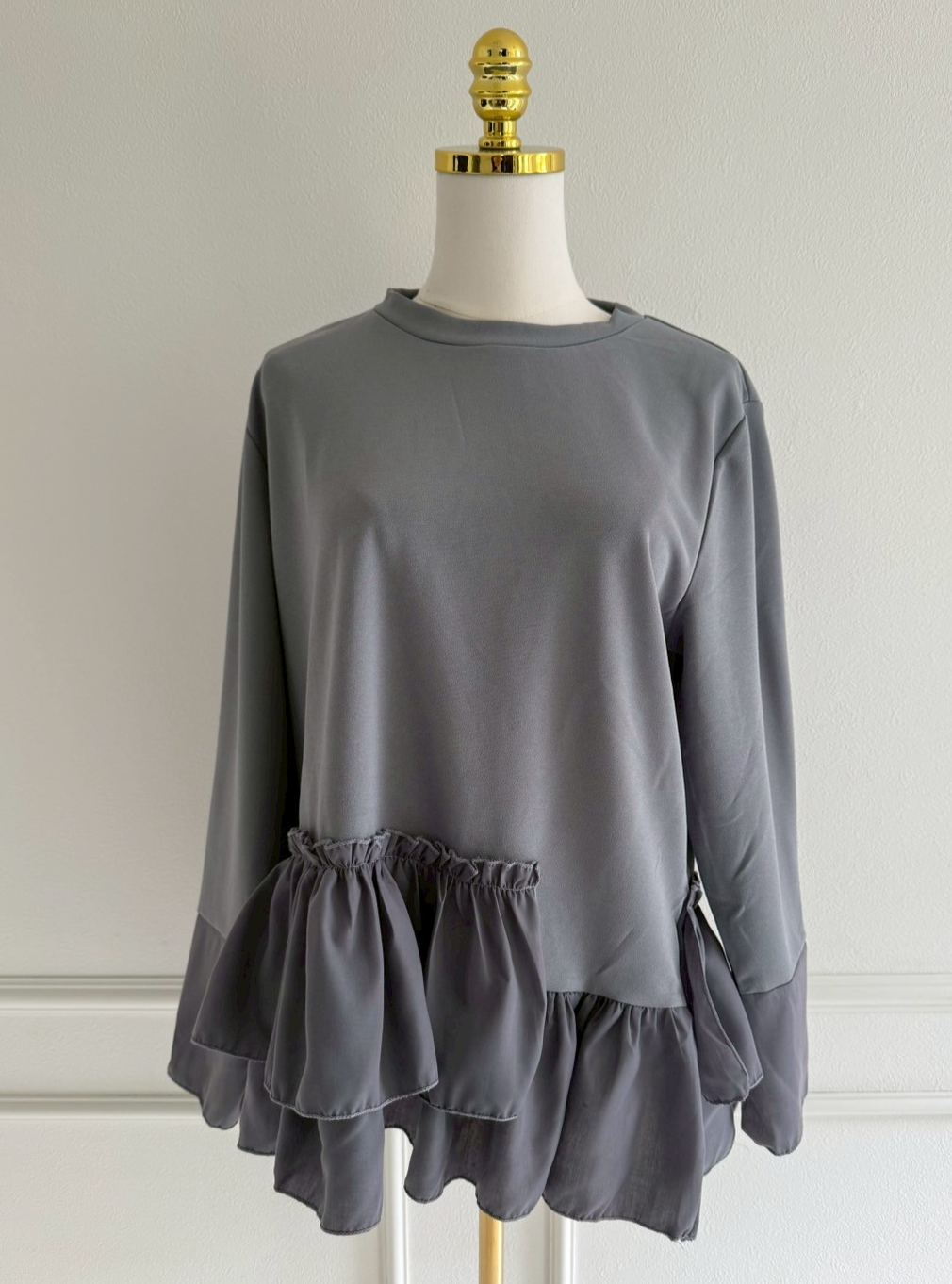 裾フリルオーバーシルエットTOPS(sd8520)