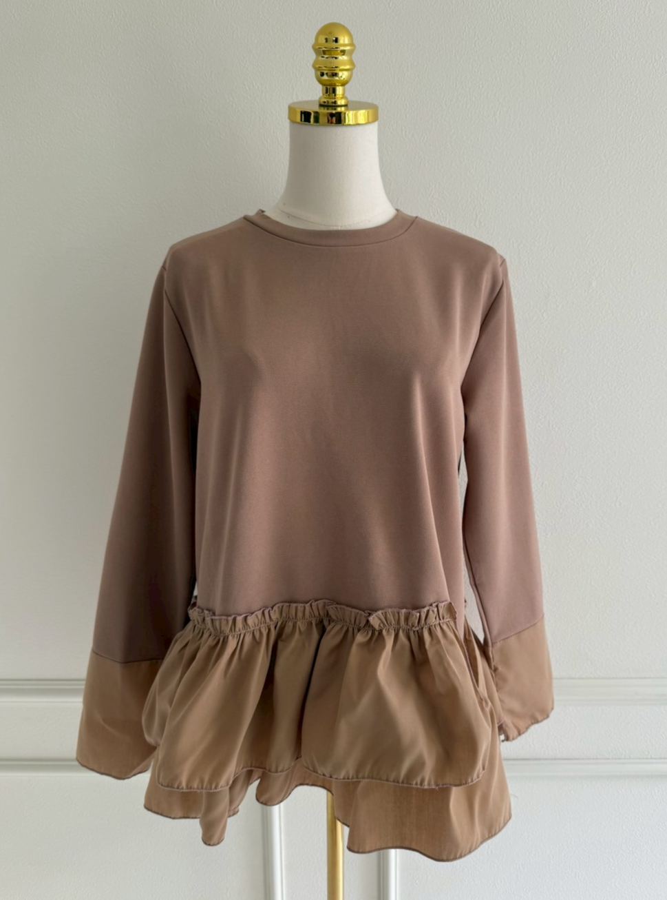 裾フリルオーバーシルエットTOPS(sd8520)