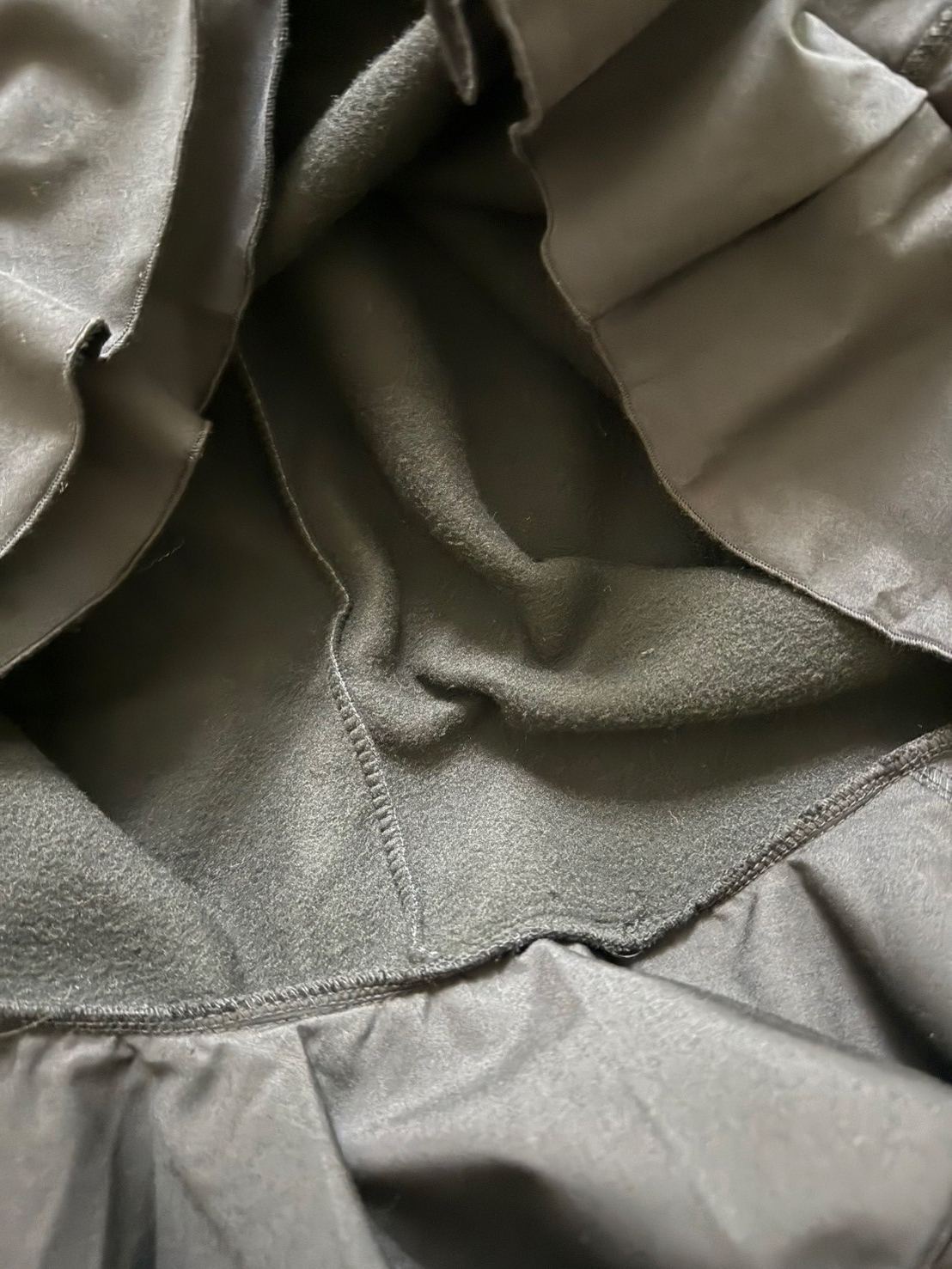 裾フリル裏起毛オーバーTOPS(aj024)