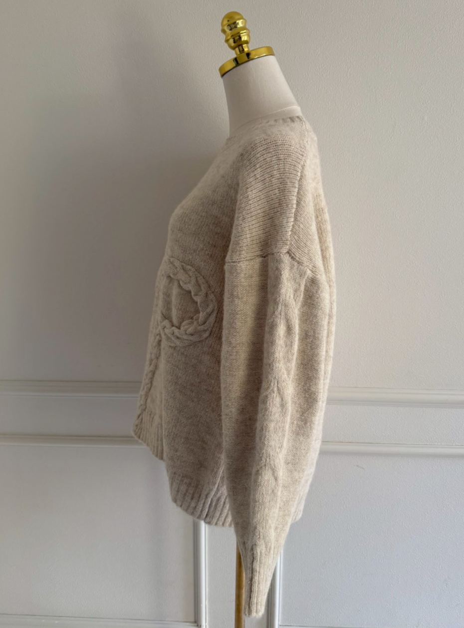 RIBBONオーバーニット(kk11003-1)