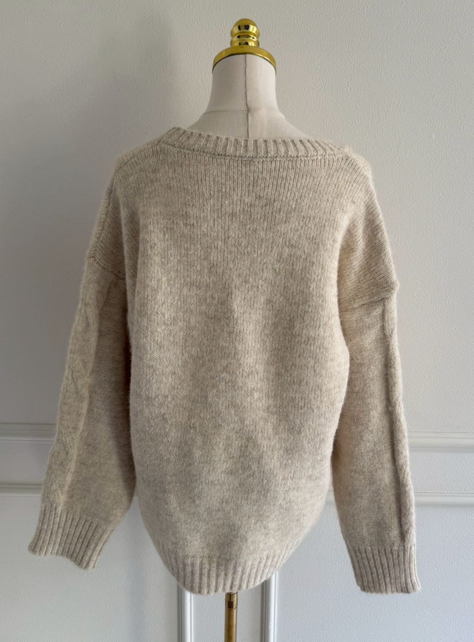 RIBBONオーバーニット(kk11003-1)