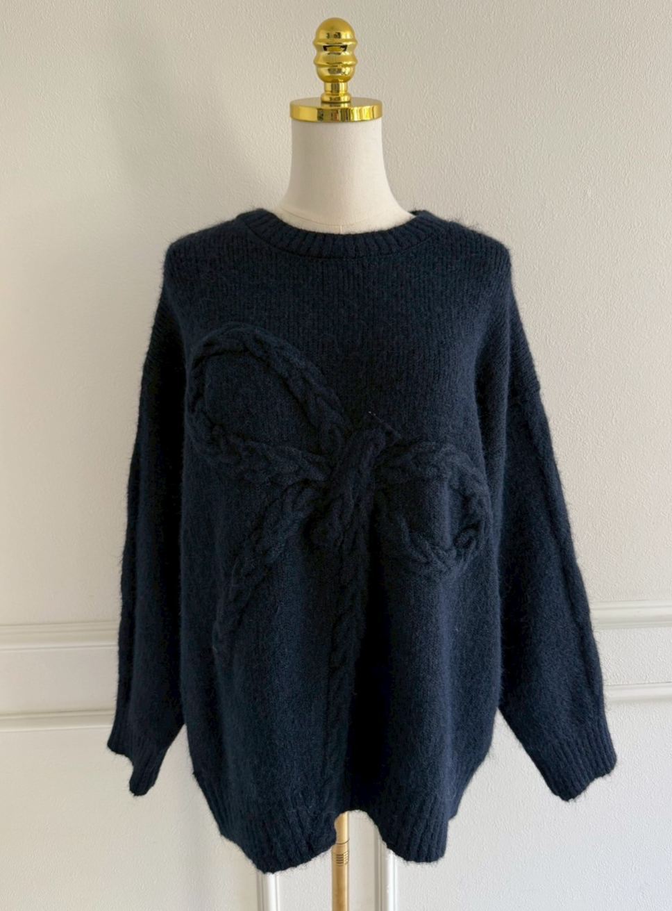 RIBBONオーバーニット(kk11003-1)