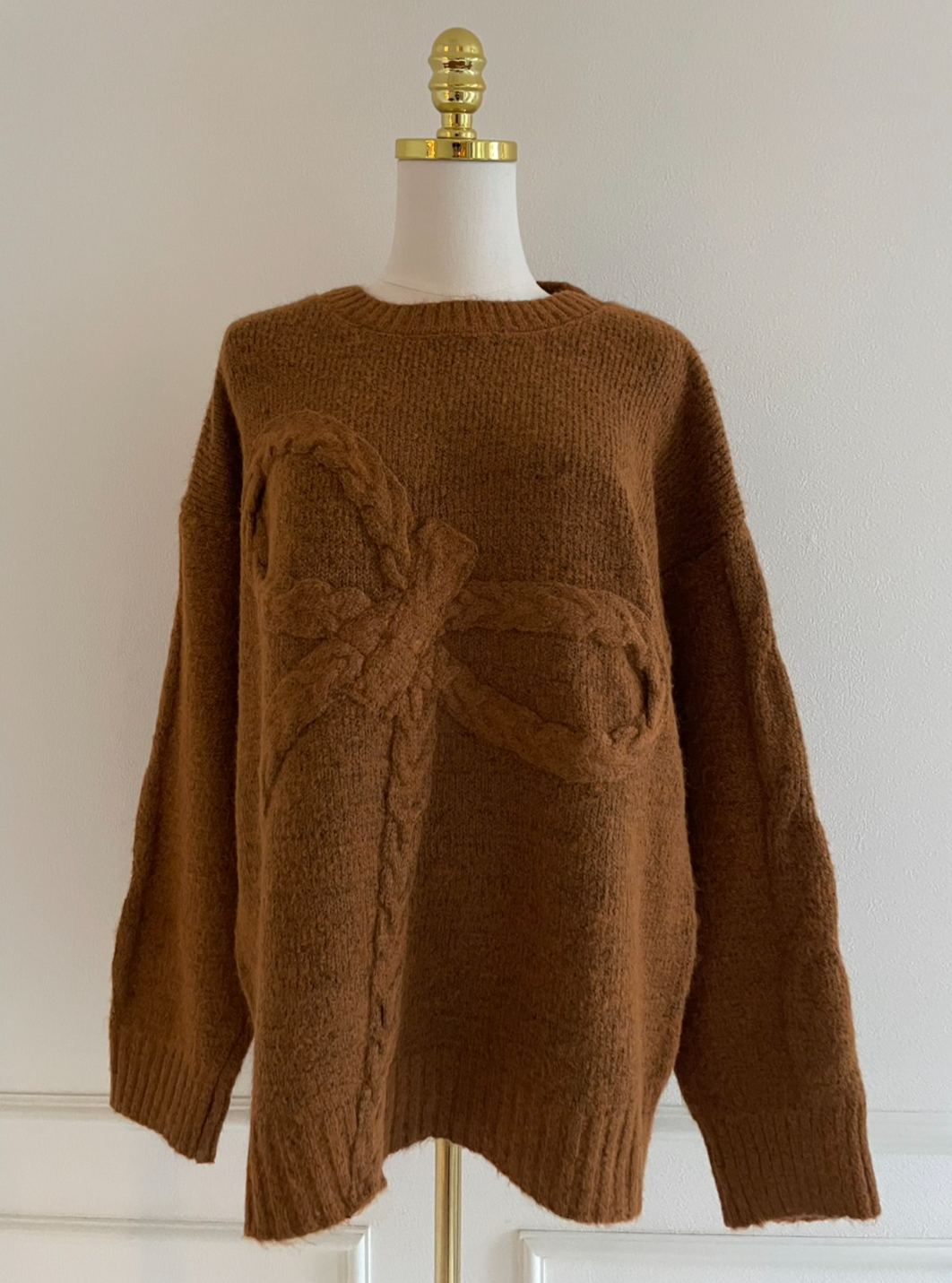 RIBBONオーバーニット(kk11003-1)TH ◆ノベルティ対象商品◆