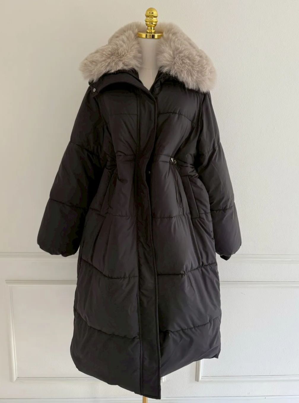 極暖中綿アウター/ロング丈