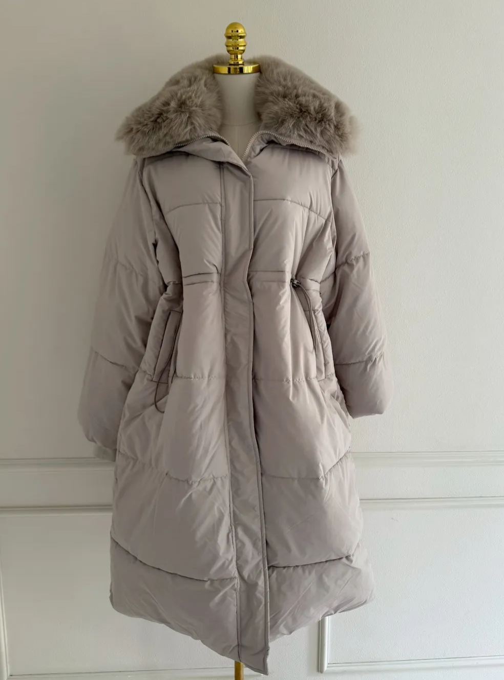 極暖中綿アウター/ロング丈