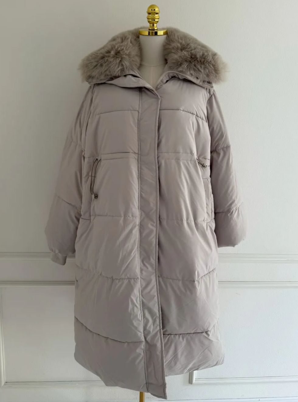 極暖中綿アウター/ロング丈