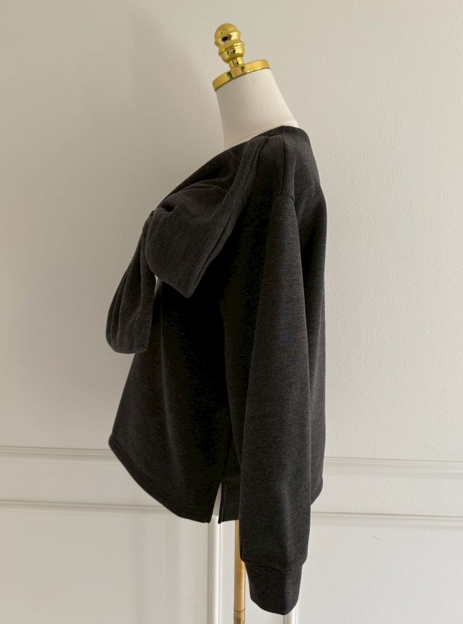 BIGリボンストレッチTOPS(aj032)