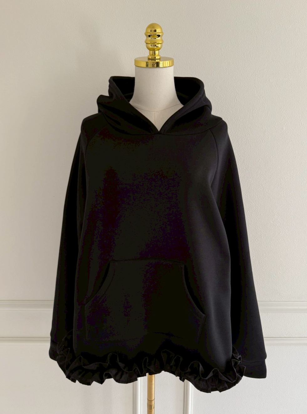 裾フリルオーバーフーディ(aj030)