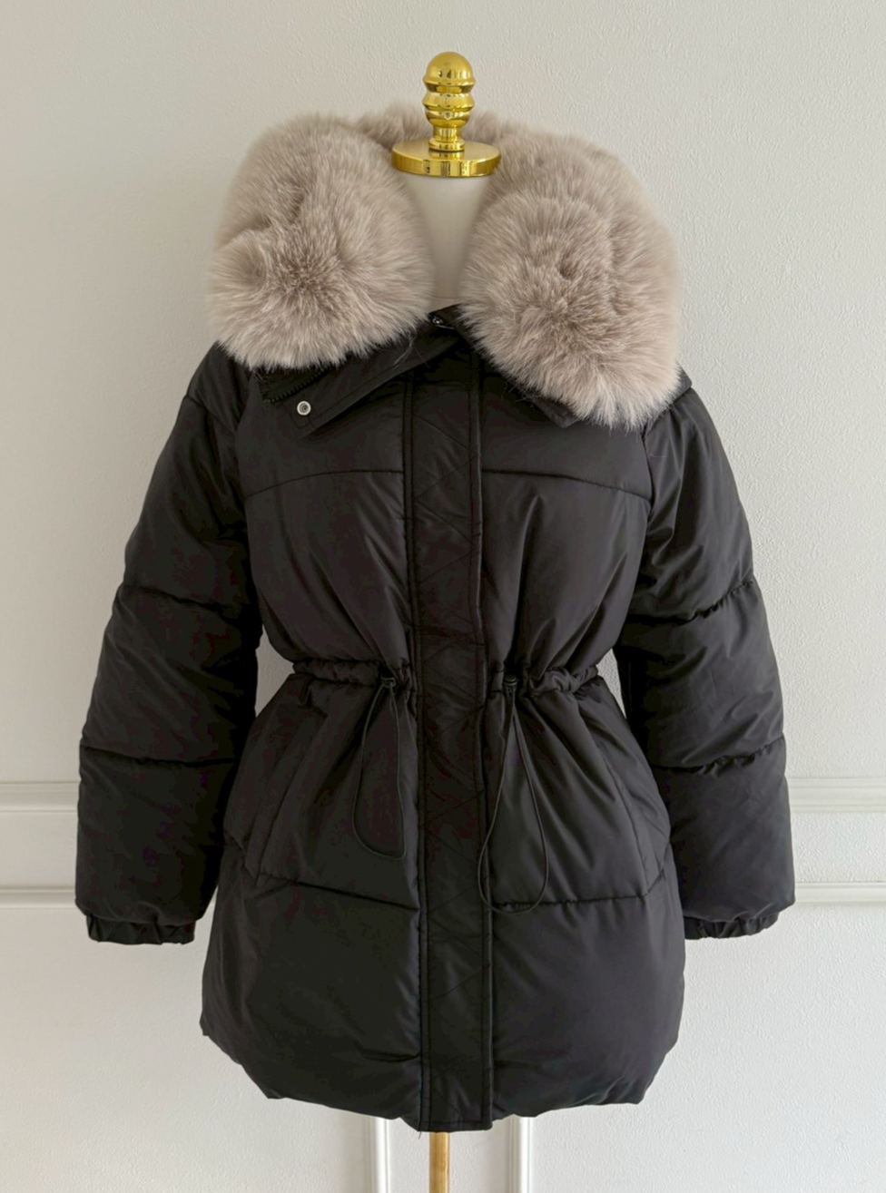 極暖中綿アウター/ミディ丈