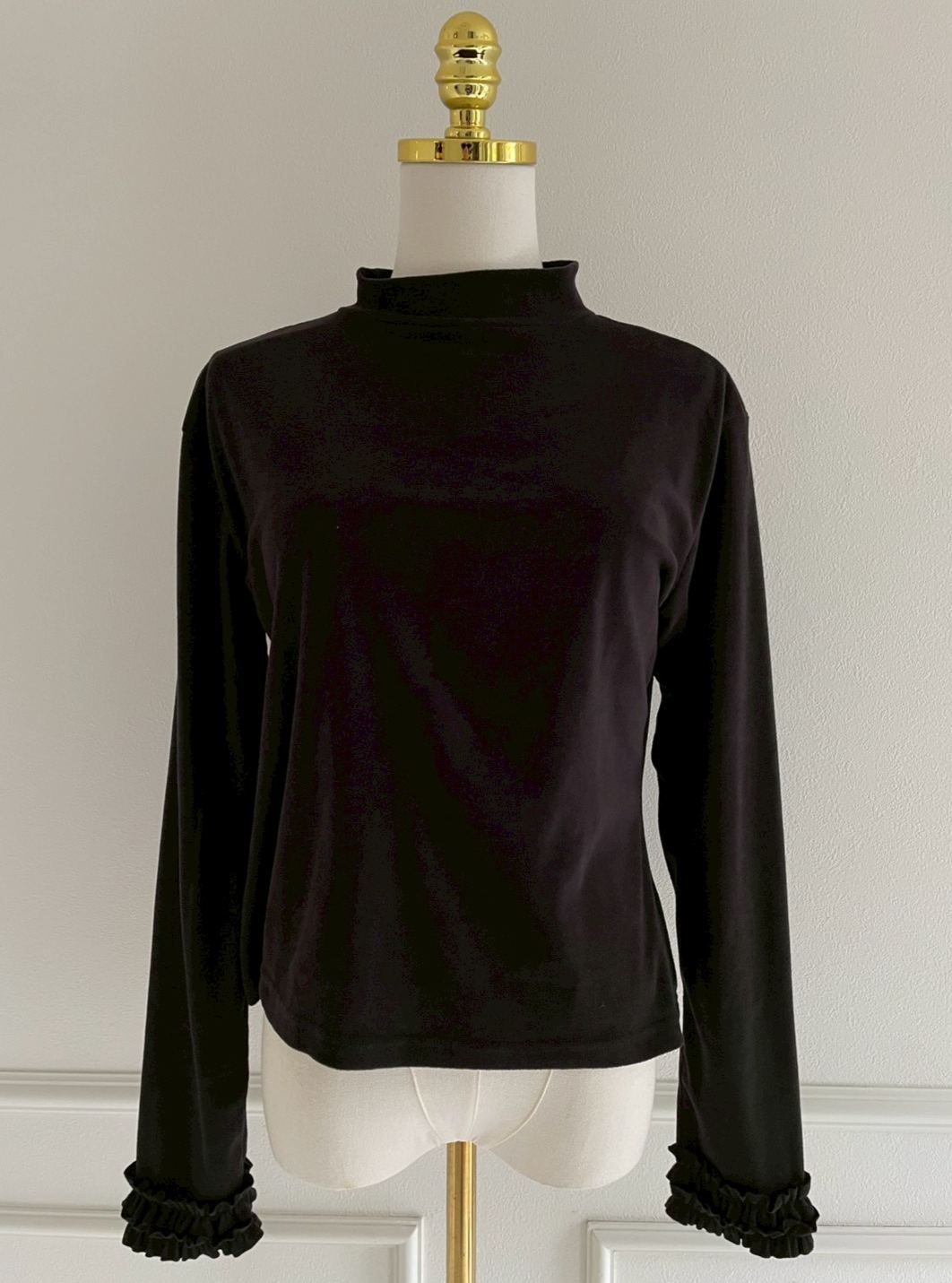 【マシュマロタッチ 袖ダブルフリルTOPS(ma)】