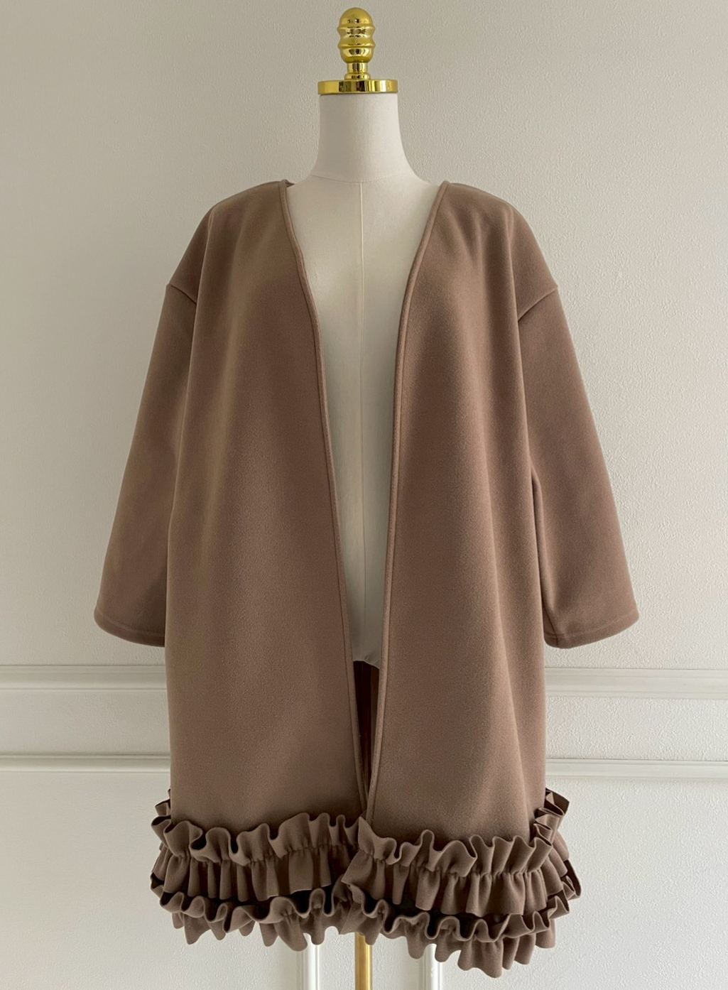 【裾フリルコート(ma23)】TH