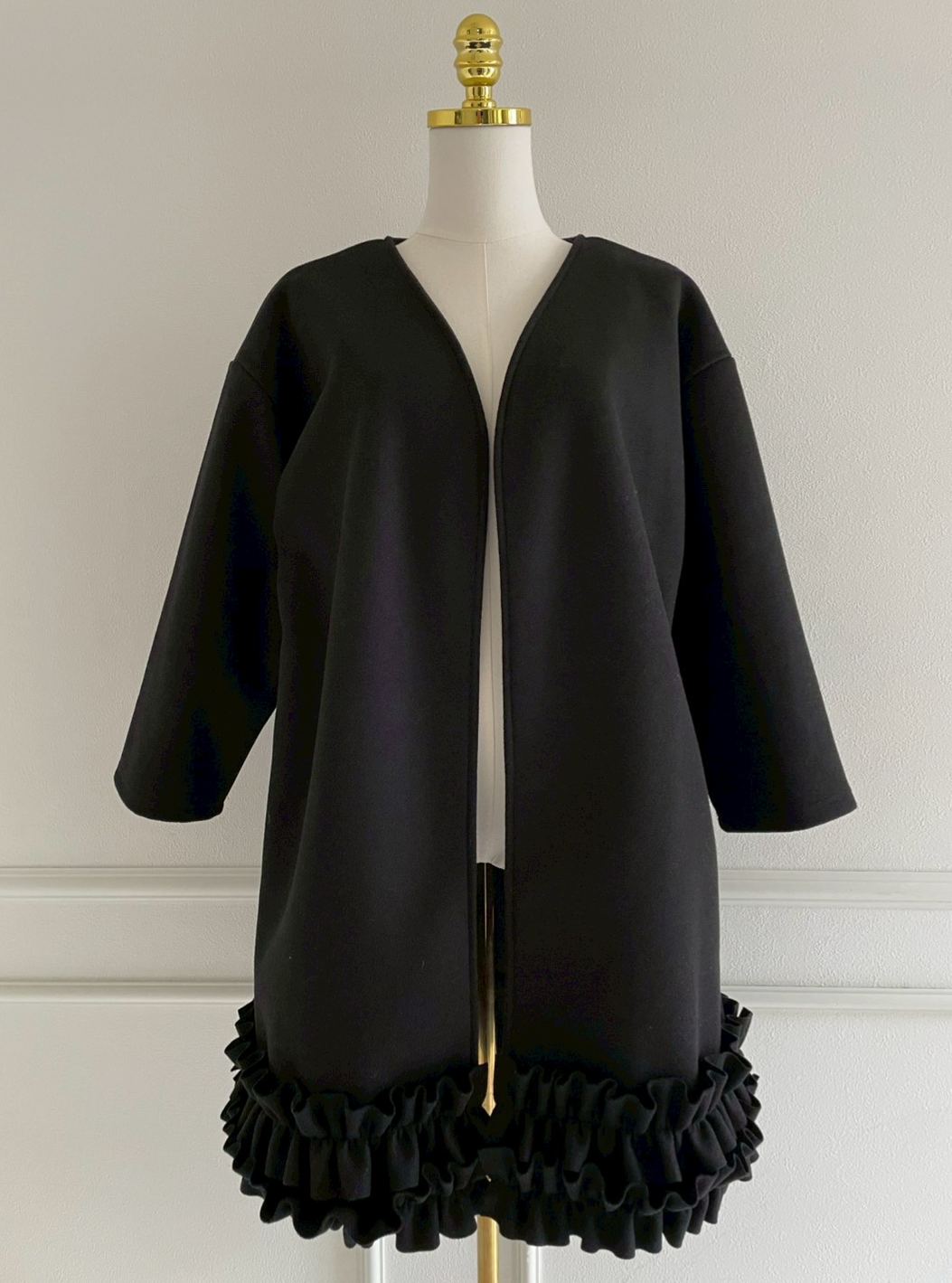 【裾フリルコート(ma23)】TH