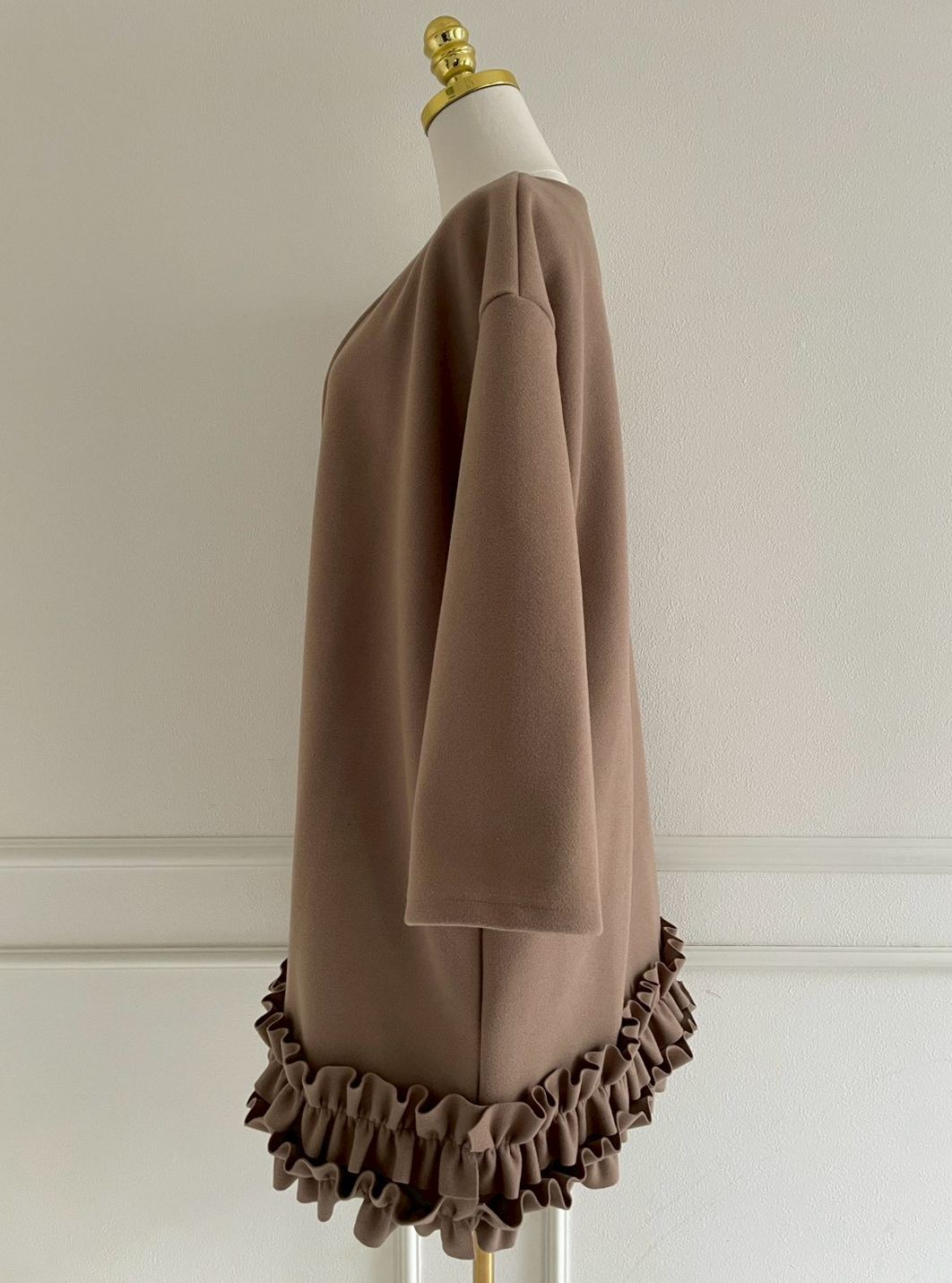 【裾フリルコート(ma23)】TH