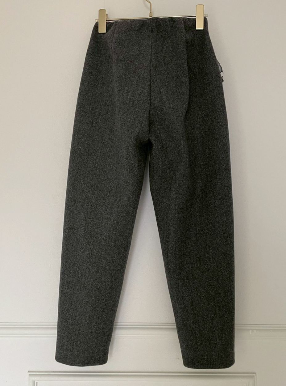 【FLOWERフリル 美脚セミカーブパンツ(ma26)】 ♥ノベルティ対象商品♥