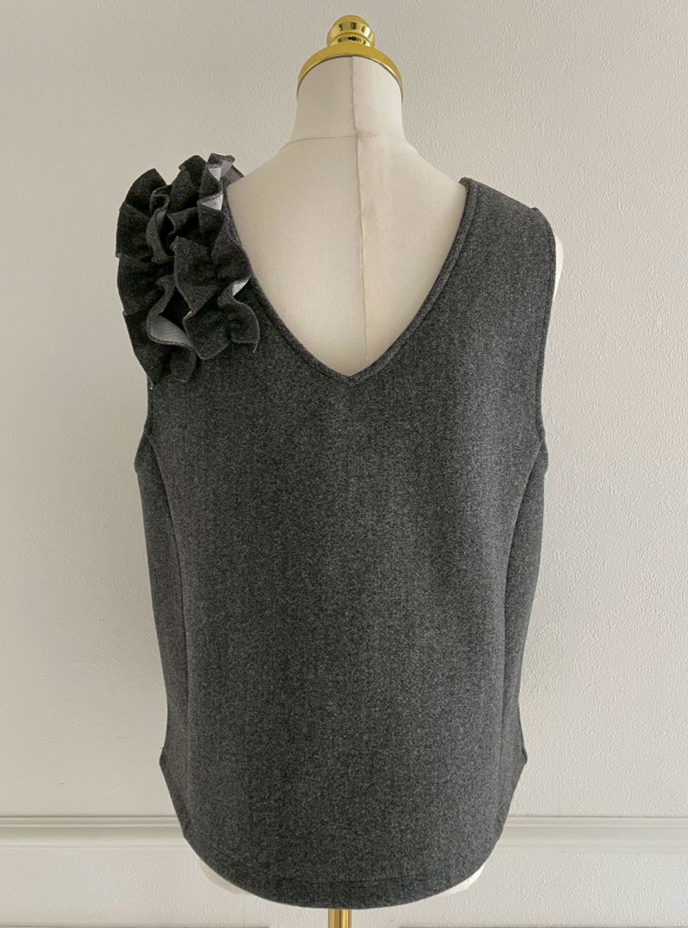 【FLOWERフリル セミAラインジレ(ma28) 】♥ノベルティ対象商品♥