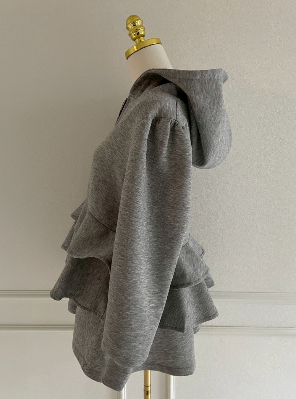 3段フリルフーディーパーカー(ma21)TH ♥ノベルティ対象商品♥