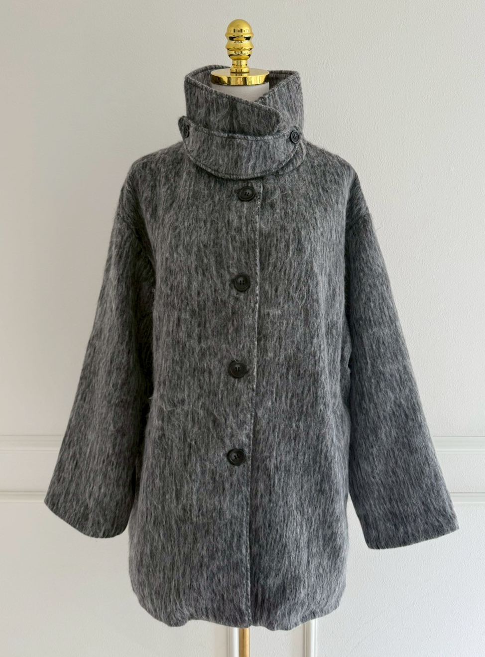 シャギーAライン2wayコート(sd74823)