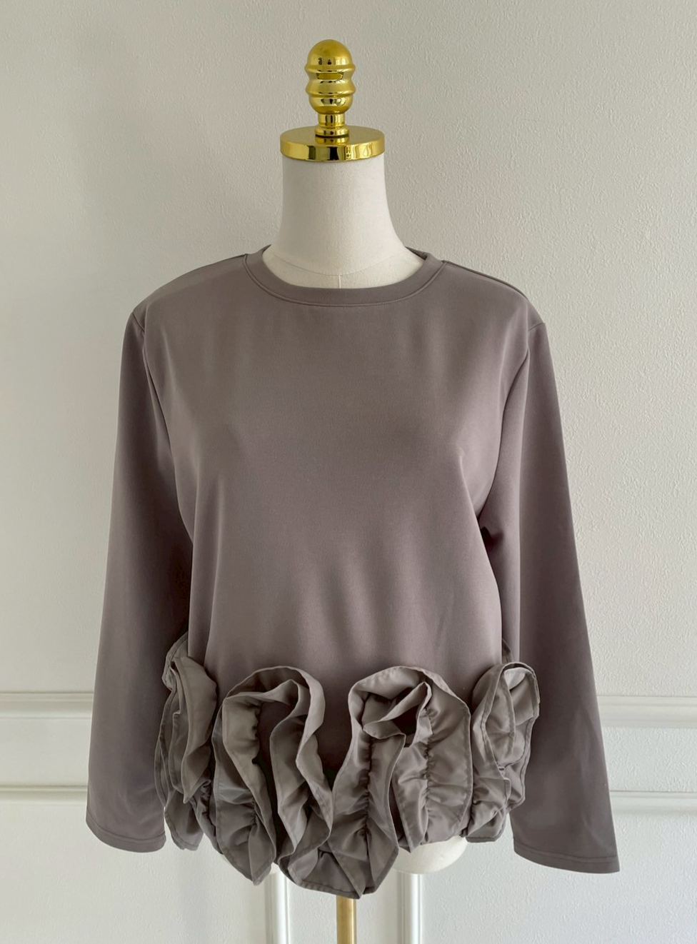 FLOWERフリル ライトボンディングトップス（sd5040)