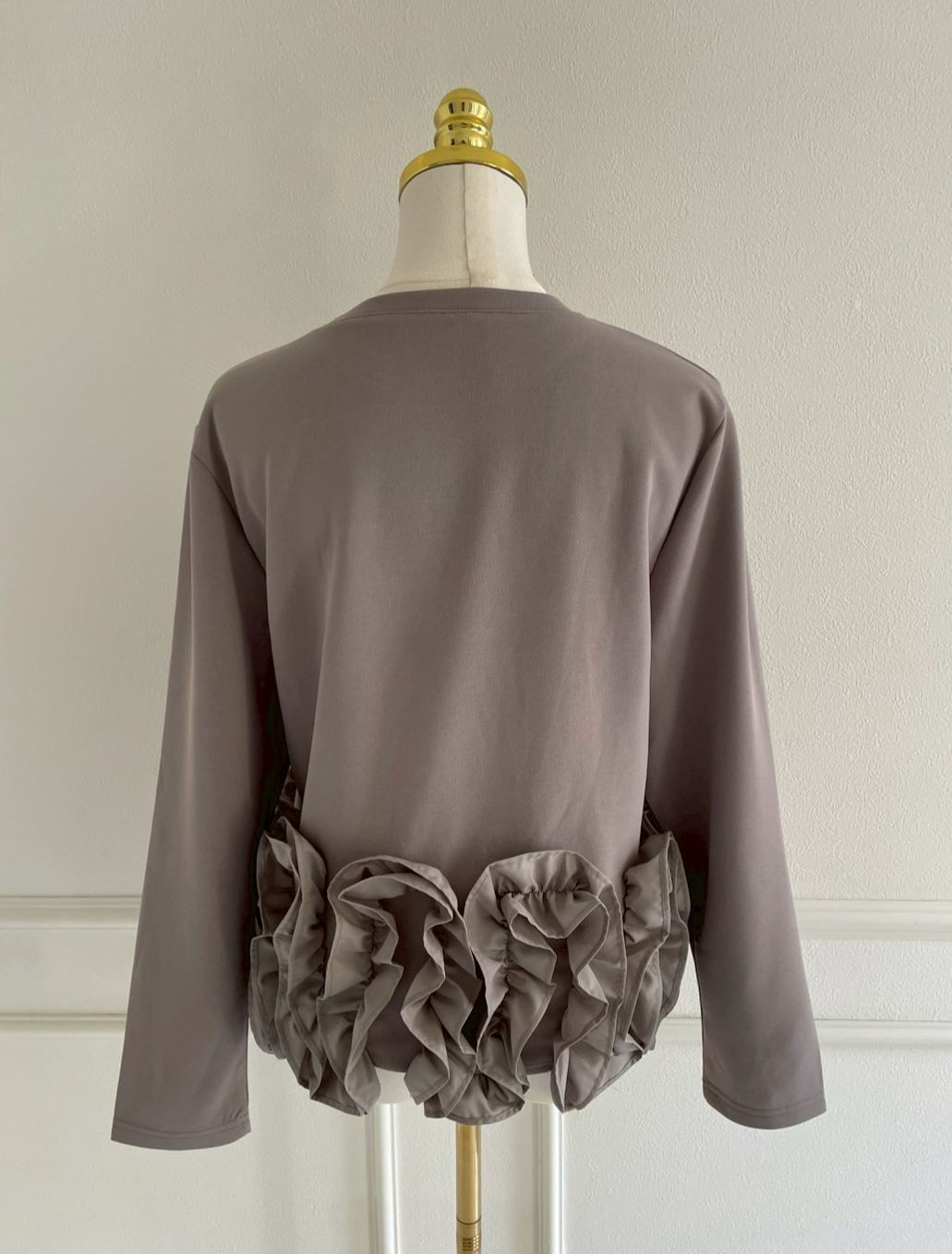 FLOWERフリル ライトボンディングトップス（sd5040)