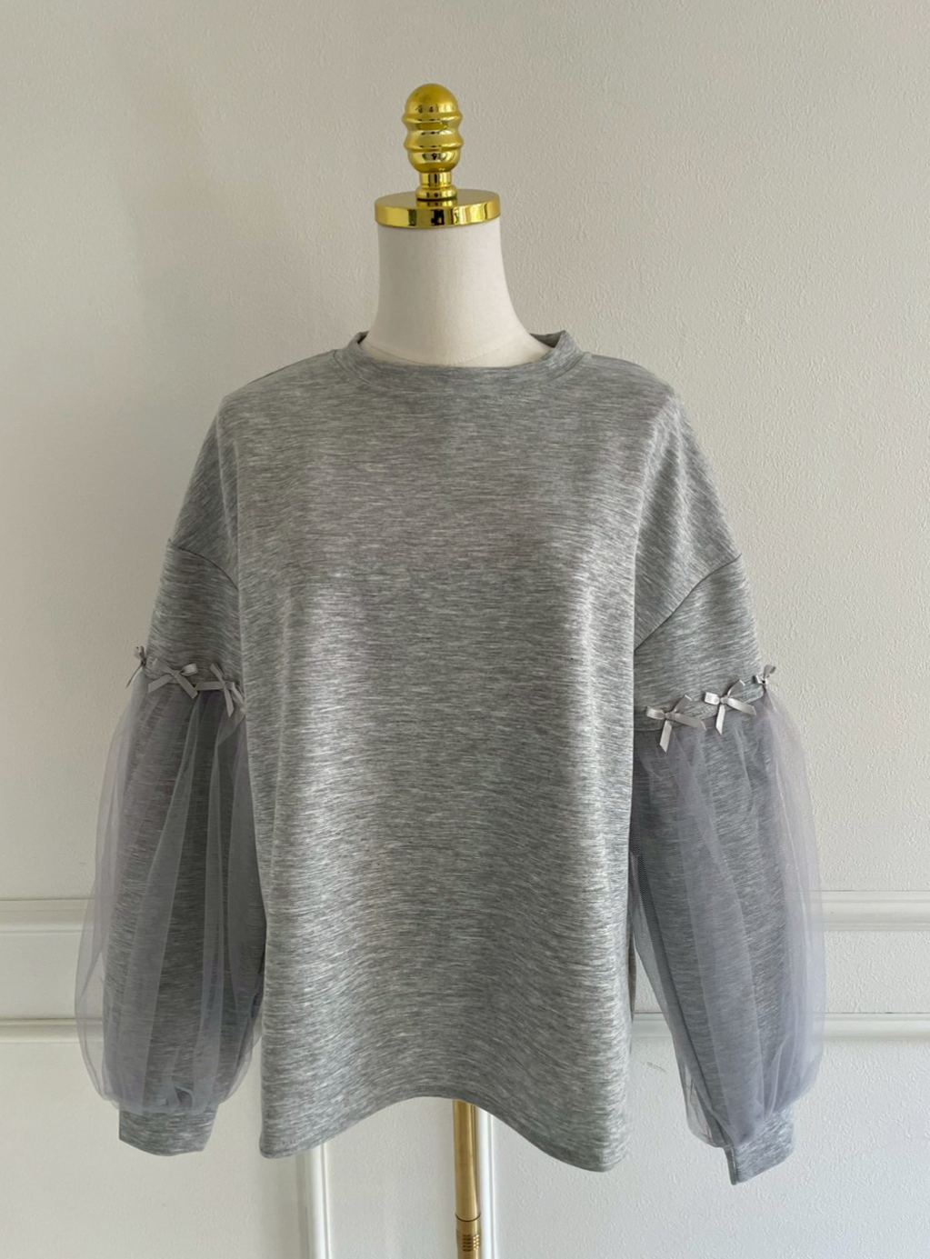 袖リボンチュール オーバートップス(sd6630-33)