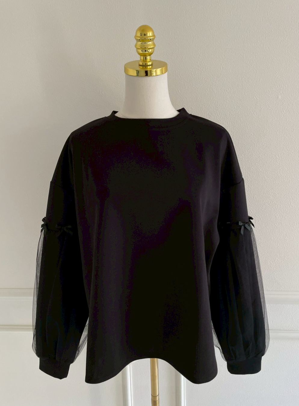 袖リボンチュール オーバートップス(sd6630-33)