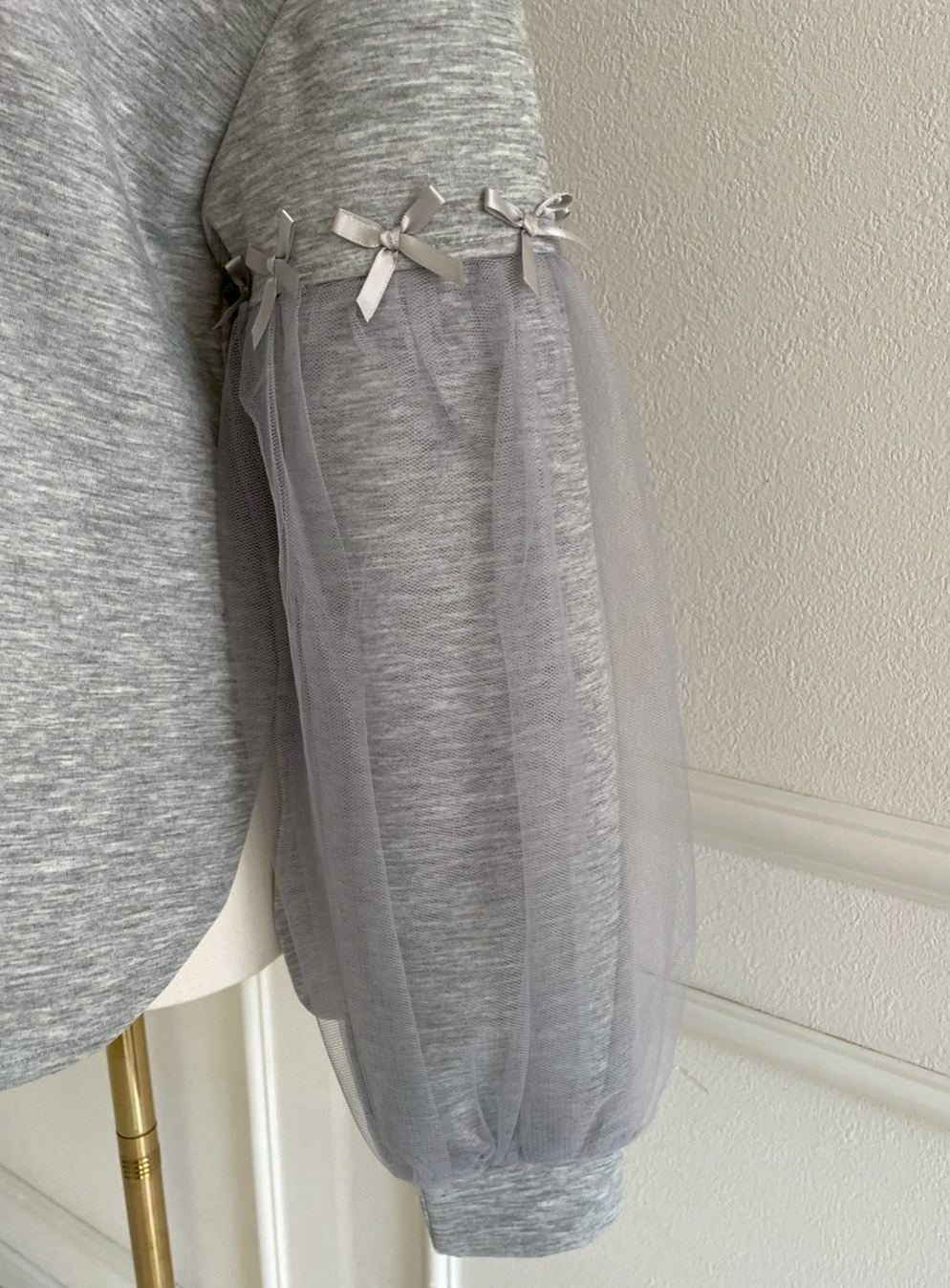 袖リボンチュール オーバートップス(sd6630-33)