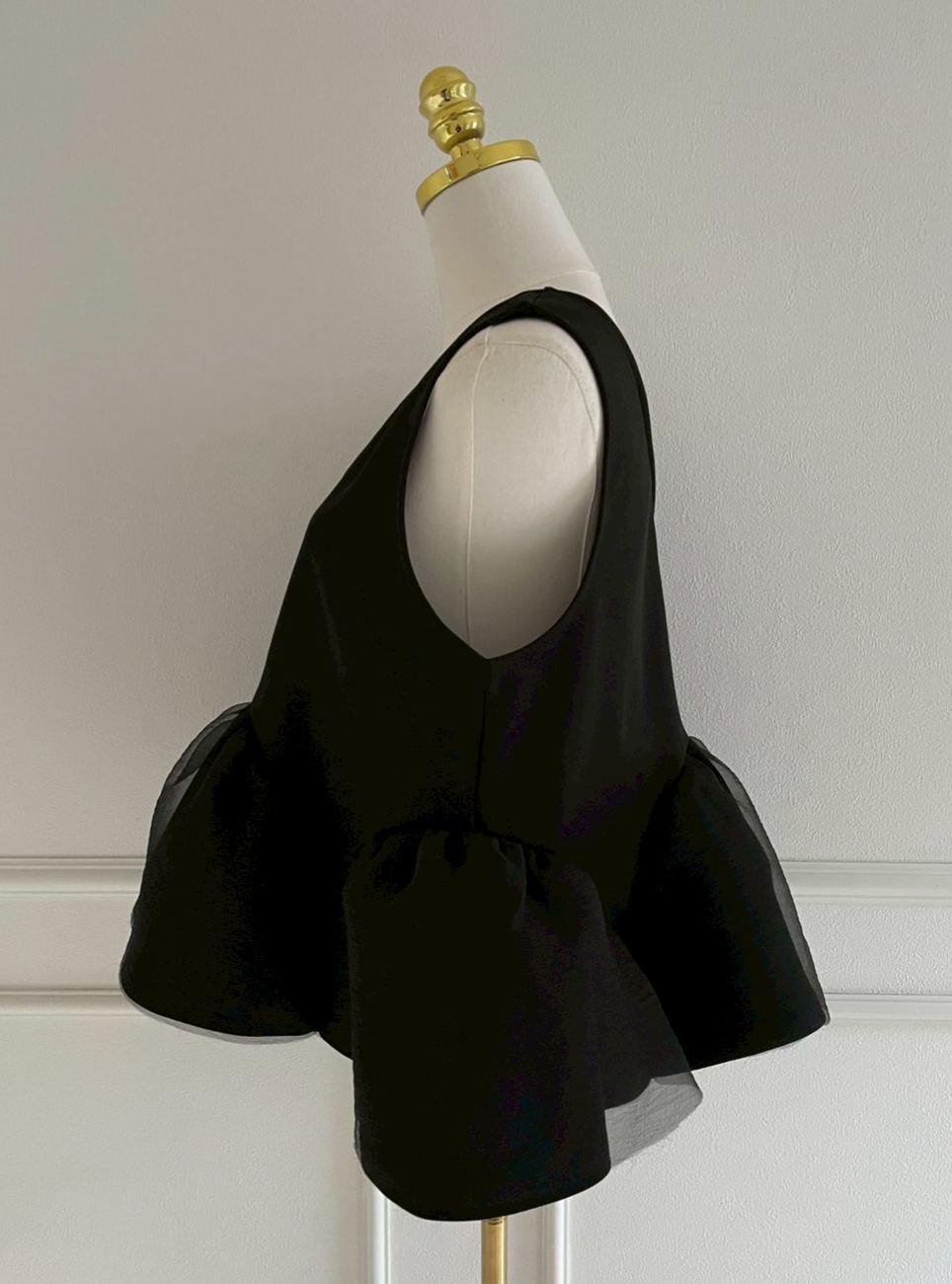 チュールペプラムぽわんジレTOPS(ma101)