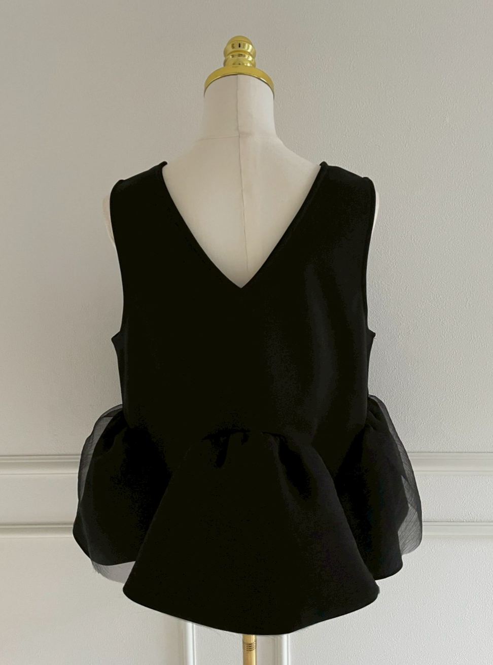 チュールペプラムぽわんジレTOPS(ma101)