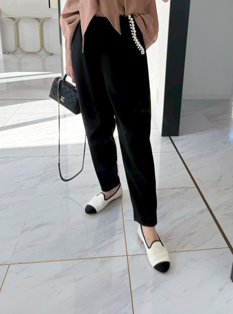 ダブルパール 美脚セミカーブパンツ(ma102)