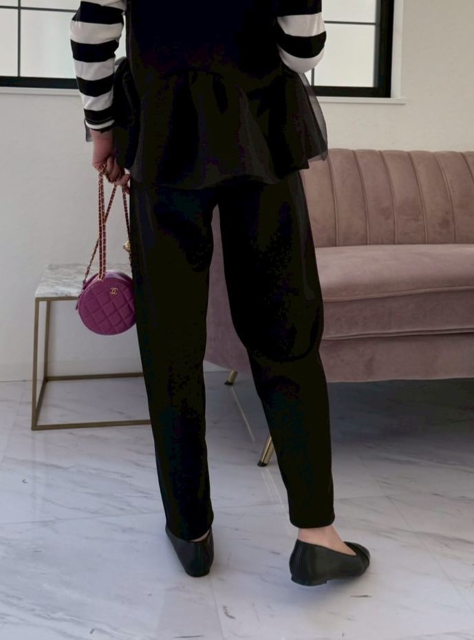 ダブルパール 美脚セミカーブパンツ(ma102)