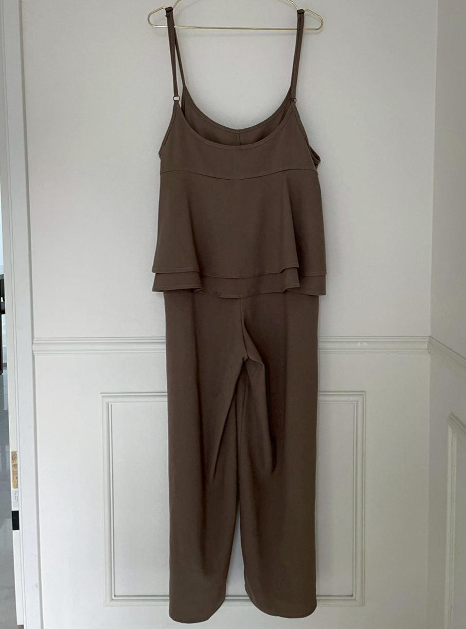 バックフリル ワイドサロペット(sd9530)