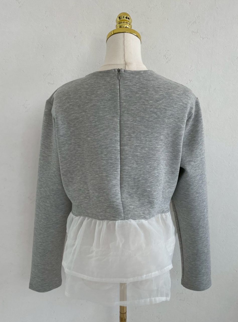 裾シアーニュアンストップス(sz27)