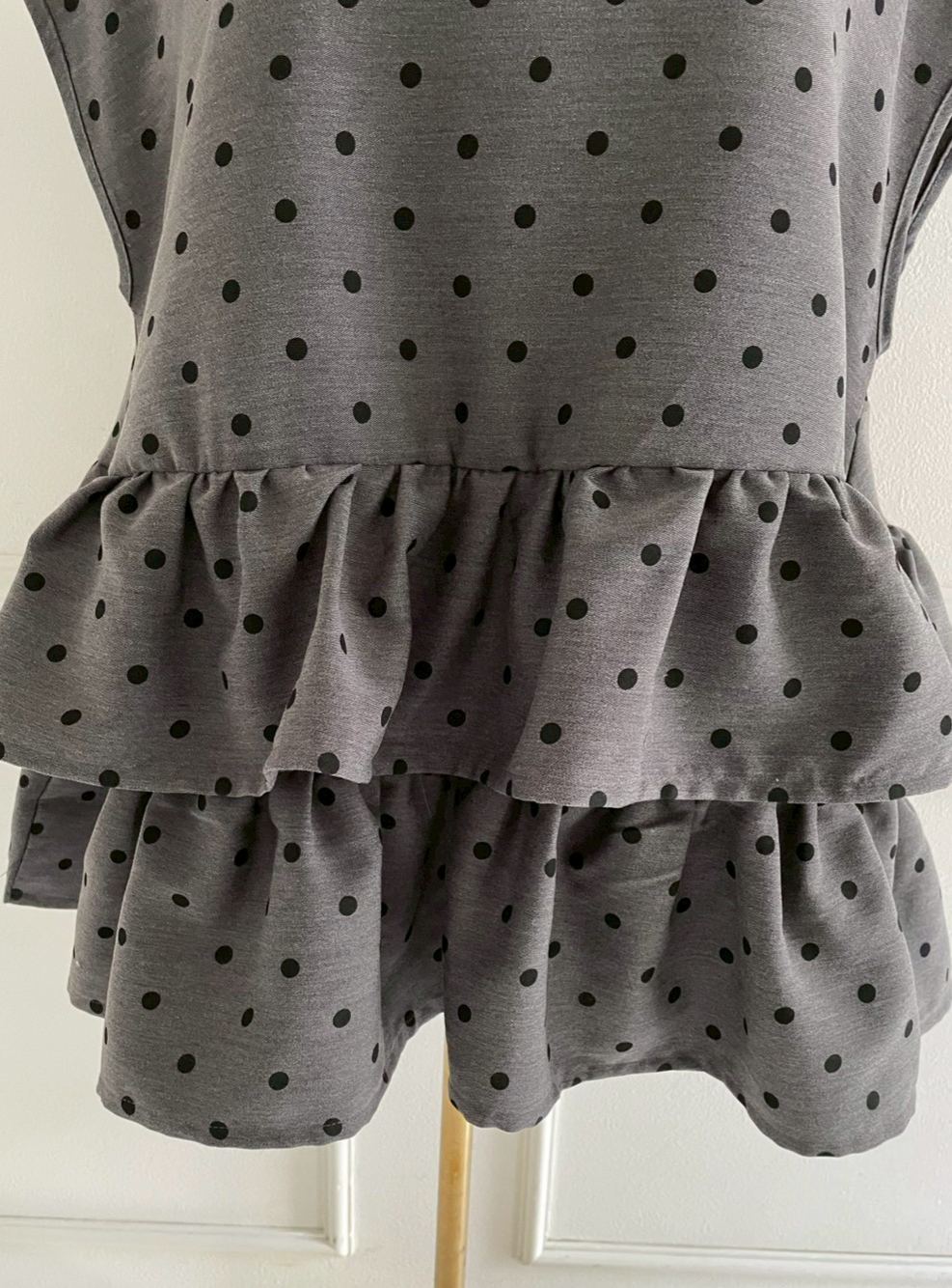 ドットティアードオーバーブラウス(sd3730)