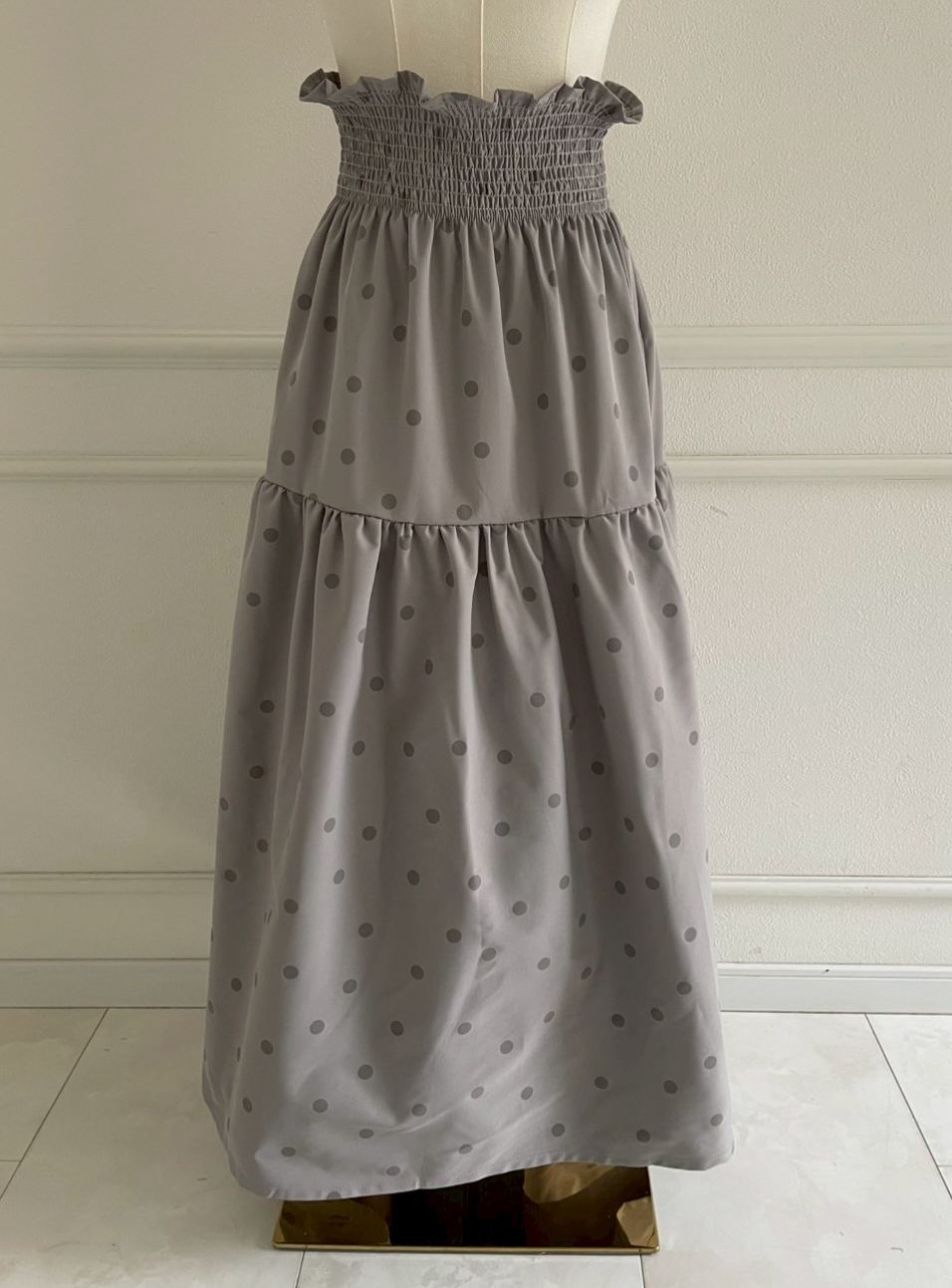 ドットティアードスカート(sd7830)